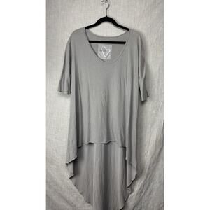 FRANK & EILEEN Tee Lab cotton Short sleeve maxi Gray dress sz M